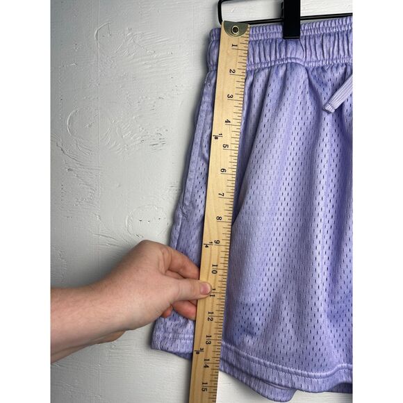 Inaka Power Purple Lined Mesh Shorts Womens L Drawstring Athletic Lifting - Picture 9 of 10